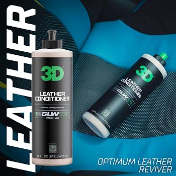 3D Car Care GLW Series Leather Conditioner 16 oz (473 ml)