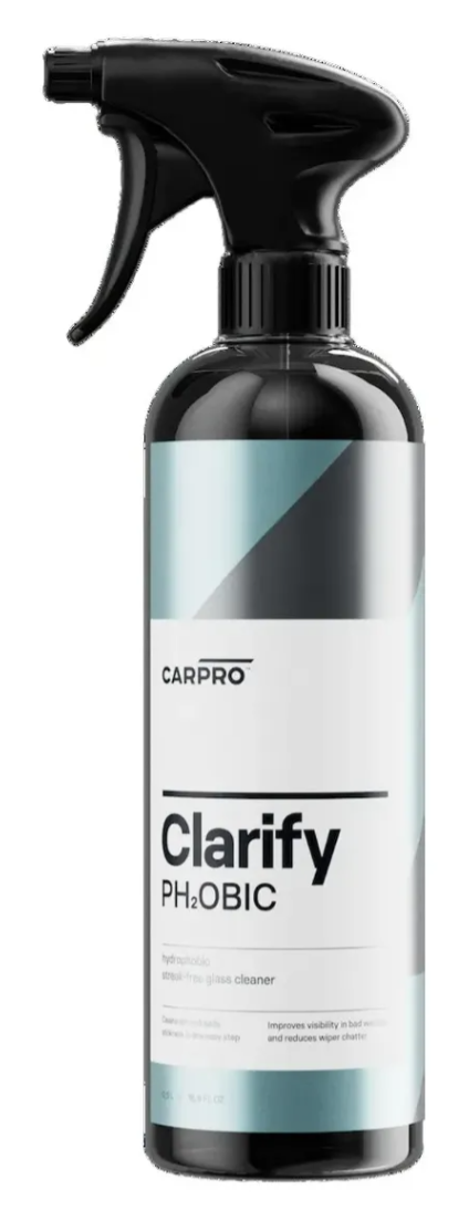 CarPro Clarify PHOBIC Limpiador y Sellador para Cristales 500 ml