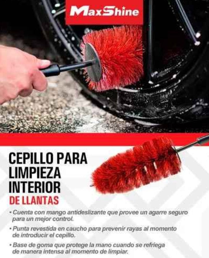 MaxShine Cepillo Corto para Rines