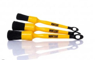 Work Stuff Cepillo de Detallado Negro Laqueado 30 mm