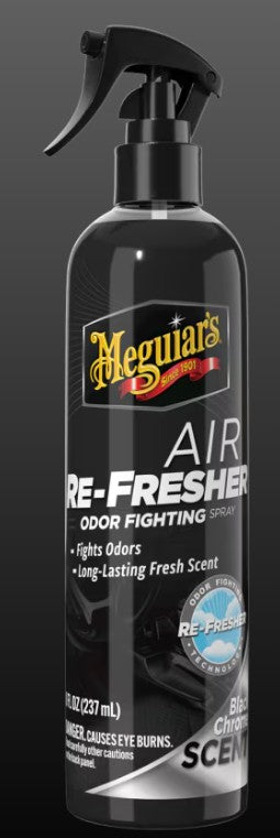 Meguiar's Black Chrome Scent Air Re-Fresher Odor Fighting Spray 8 oz (237 ml)