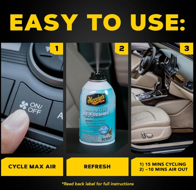 Meguiar's Whole Car Air Re-Fresher New Car Scent 2 oz (57 g)
