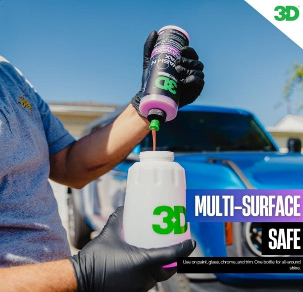 3D Car Care Wash N Wax 16 oz (473 ml)