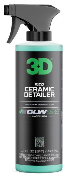 3D Car Care GLW SiO₂ Ceramic Detailer 16 oz (473 ml)