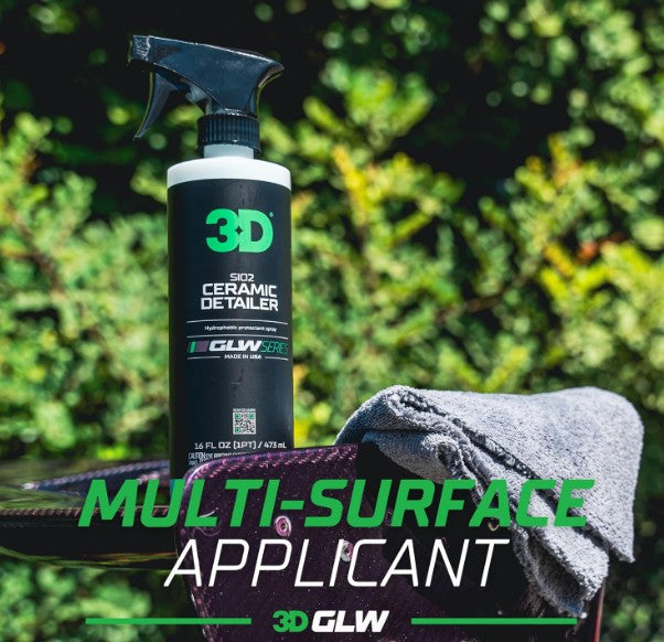3D Car Care GLW SiO₂ Ceramic Detailer 16 oz (473 ml)