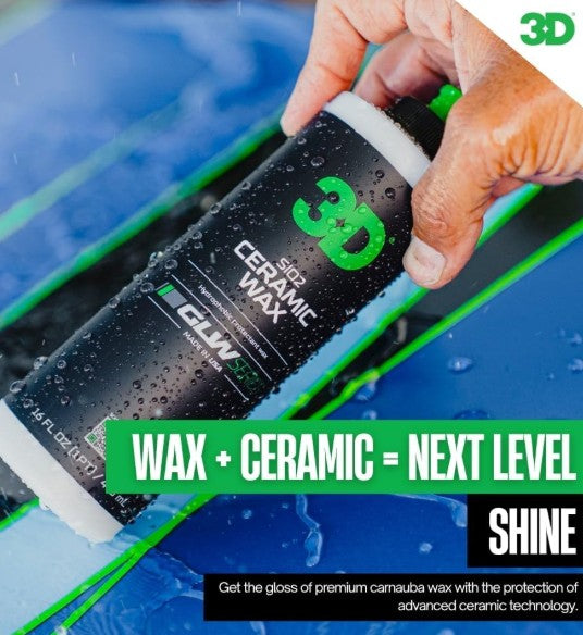 3D Car Care GLW SiO₂ Ceramic Wax 16 oz (473 ml)