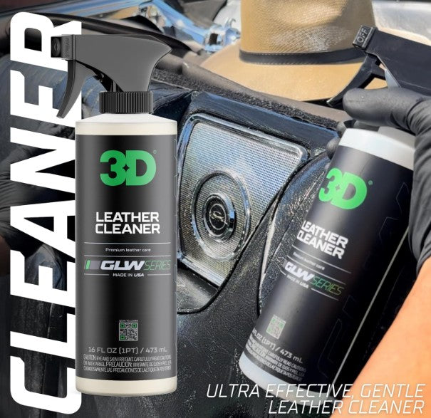 3D Car Care Leather Cleaner 16 oz (473 ml)