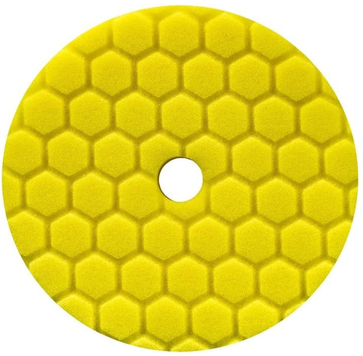 Chemical Guys Hex-Logic Quantum Heavy Cutting Pad – Yellow 5.5 (140 mm)