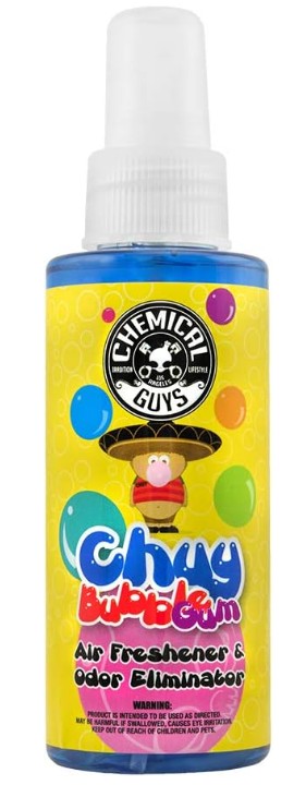 Chemical Guys Chuy Bubble Gum Premium Air Freshener & Odor Eliminator 4 oz (118 ml)