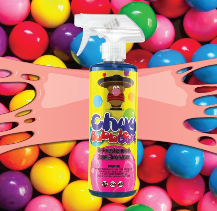 Chemical Guys Chuy Bubble Gum Premium Air Freshener & Odor Eliminator 4 oz (118 ml)