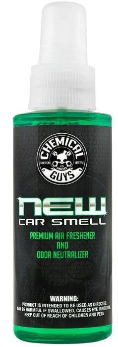 Chemical Guys New Car Smell Premium Air Freshener & Odor Eliminator 4 oz (118 ml)