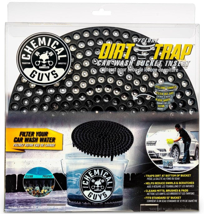 Chemical Guys Cyclone Dirt Trap Filtro para Cubo de Lavado Negro