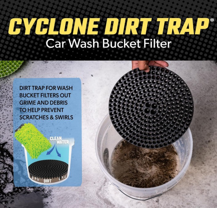 Chemical Guys Cyclone Dirt Trap Filtro para Cubo de Lavado Negro