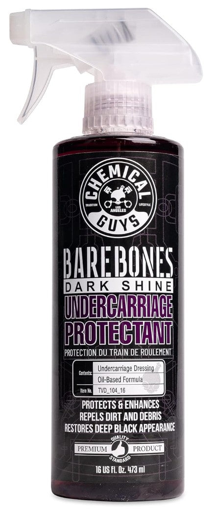 Chemical Guys Bare Bones Premium Dark Shine Undercarriage Spray 16 oz (473 ml)
