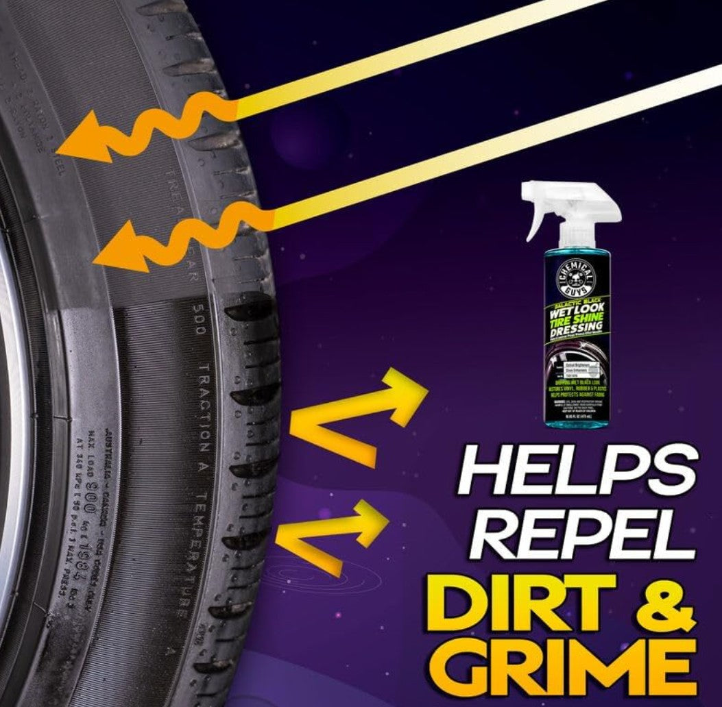 Chemical Guys Galactic Black Wet Look Tire Shine Dressing 16 oz (473 ml)