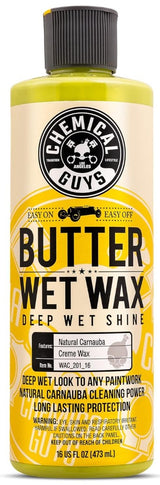 Chemical Guys Butter Wet Wax – Deep Wet Shine Carnauba Wax 16 oz (473 ml)