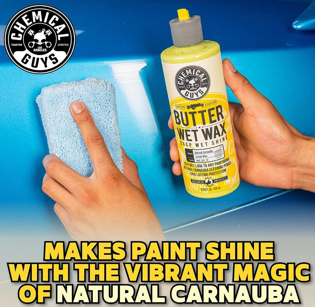 Chemical Guys Butter Wet Wax – Deep Wet Shine Carnauba Wax 16 oz (473 ml)