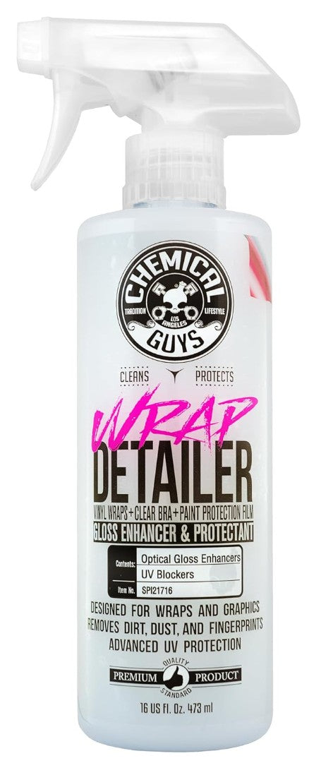Chemical Guys Wrap Detailer Gloss Enhancer & Protectant 16 oz (473 ml)
