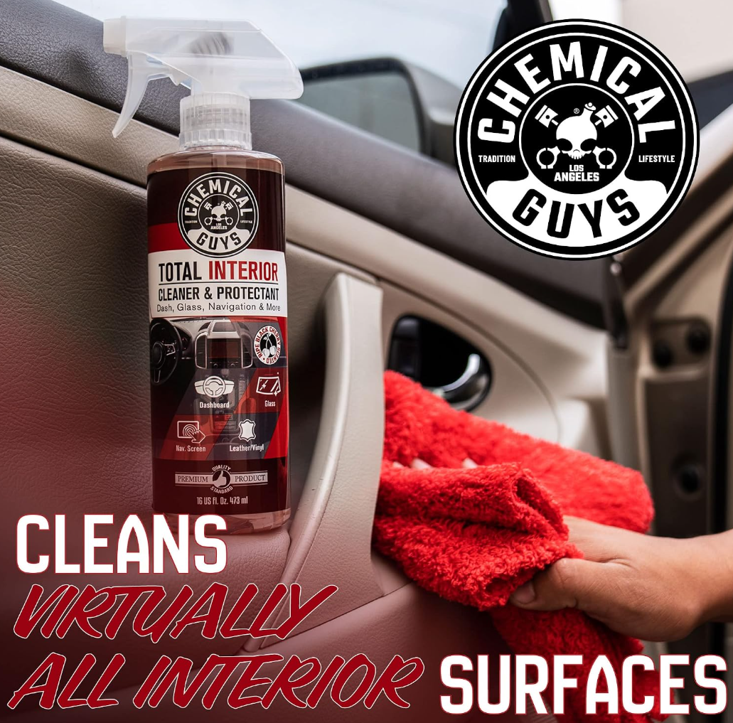 Chemical Guys Total Interior Cleaner & Protectant Riple Black Cherry Scented 16 oz (473 ml)