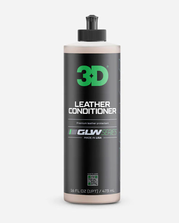3D Car Care GLW Series Leather Conditioner 16 oz (473 ml)