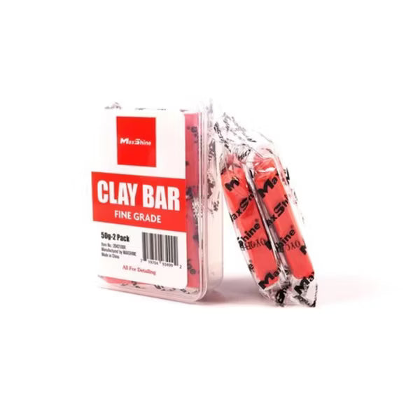 Maxshine Clay Bar Fina Roja 2 piezas de 50 g